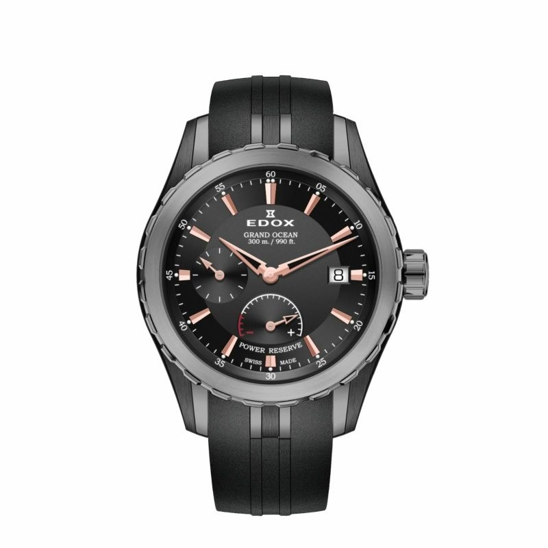 TOKYOリミテッドエディション　ブラック エドックス(EDOX) NEW クロノオフショア1 クロノグラフ ブラック